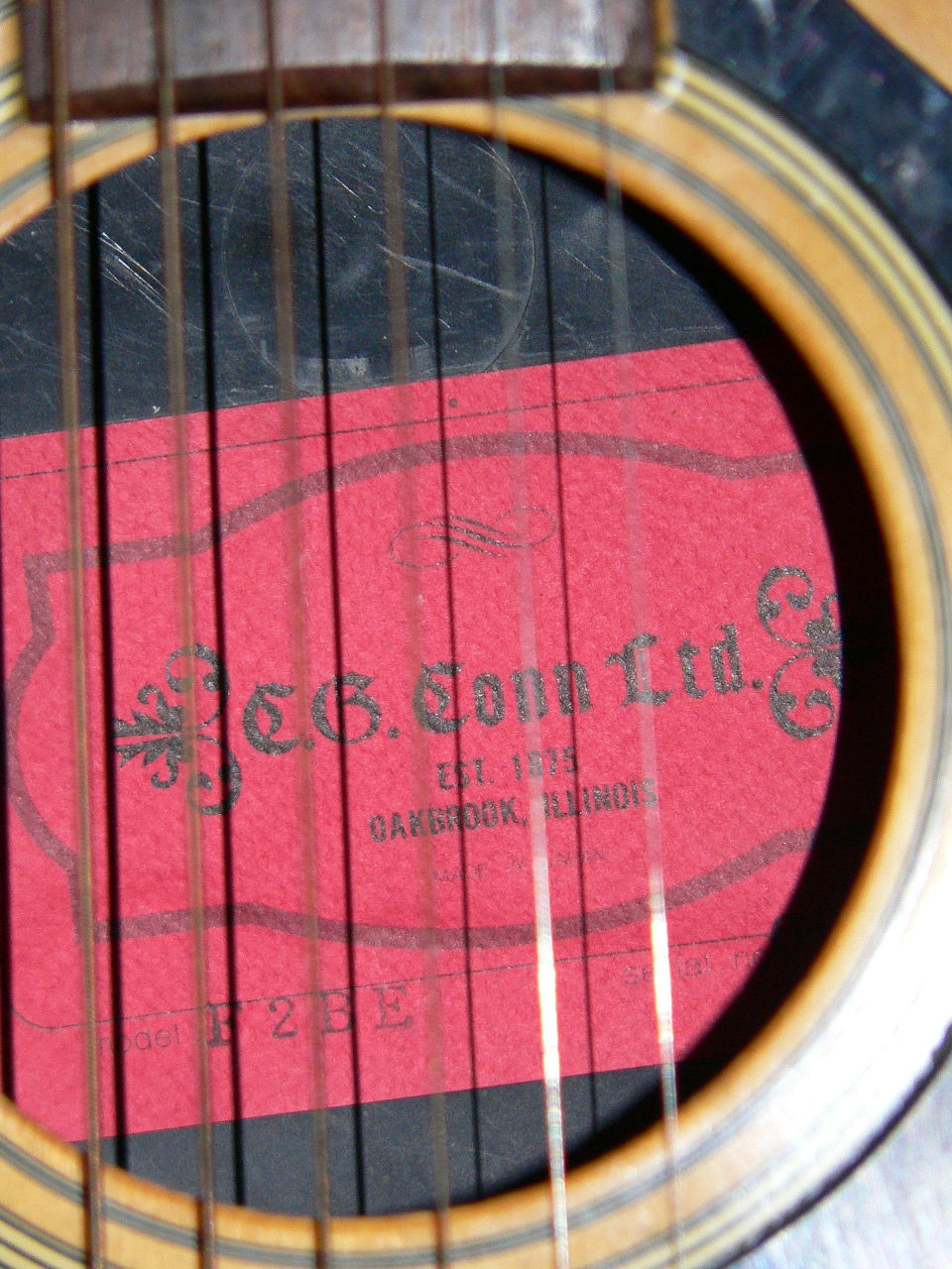 conn guitar serial numbers
